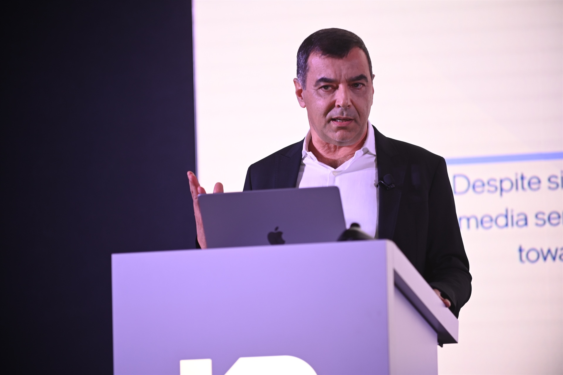 Prof. Amnon Shashua presents during the Mobileye: Now, Next, Beyond CES 2023 Press Conference (Credit: Mobileye) 