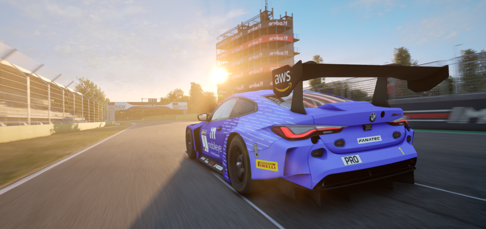 Mobileye-branded BMW M4 GT3 in the Mobileye GT World Challenge eSports Championship