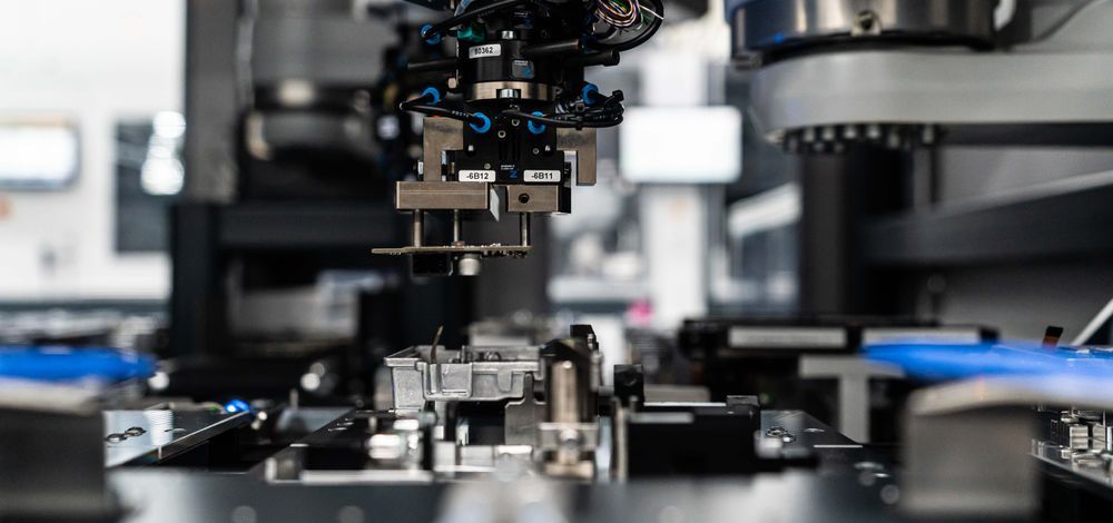 Valeo's production line integrating Mobileye's EyeQ system-on-chip.