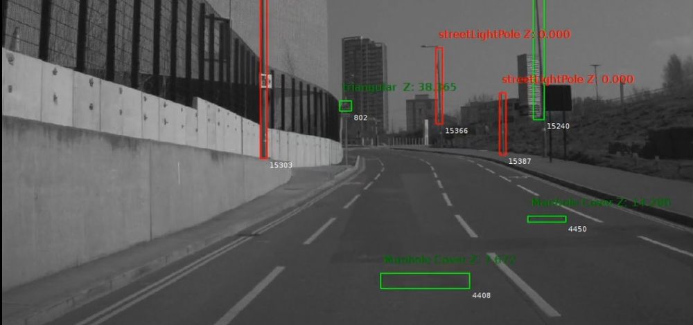A vehicle retrofitted with Mobileye 8 Connect gathers data as Mobileye and Ordnance Survey create a comprehensive roadside infrastructure dataset of Britain.