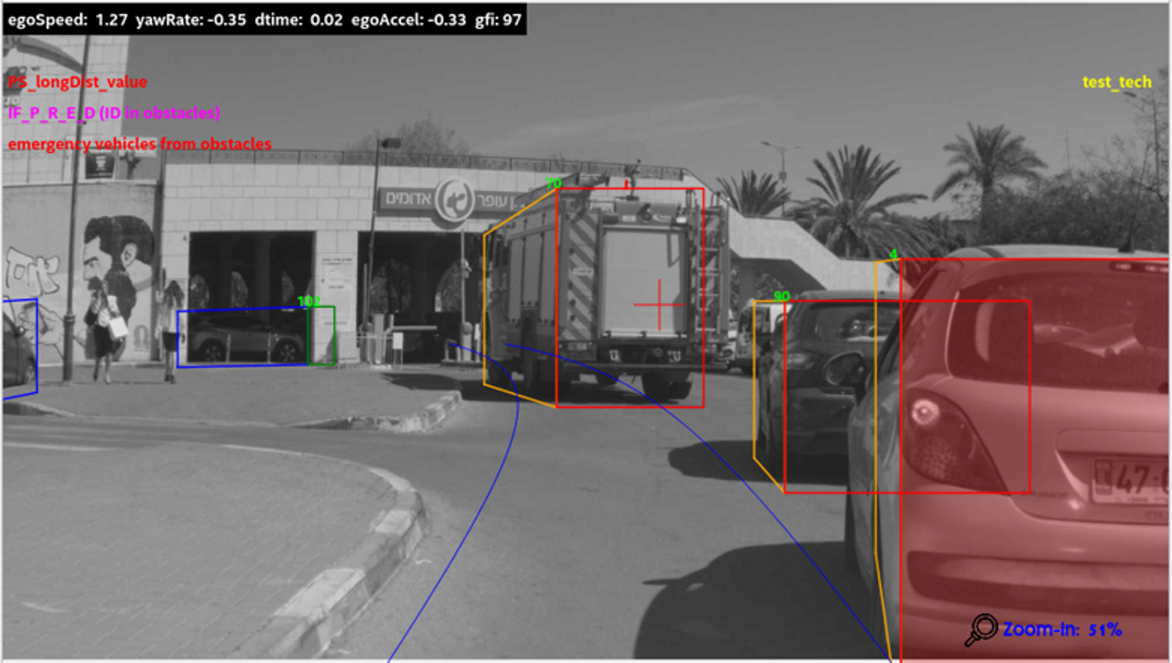 Mobileye’s latest computer-vision technology for driver assistance can identify emergency vehicles by their strobe lights.