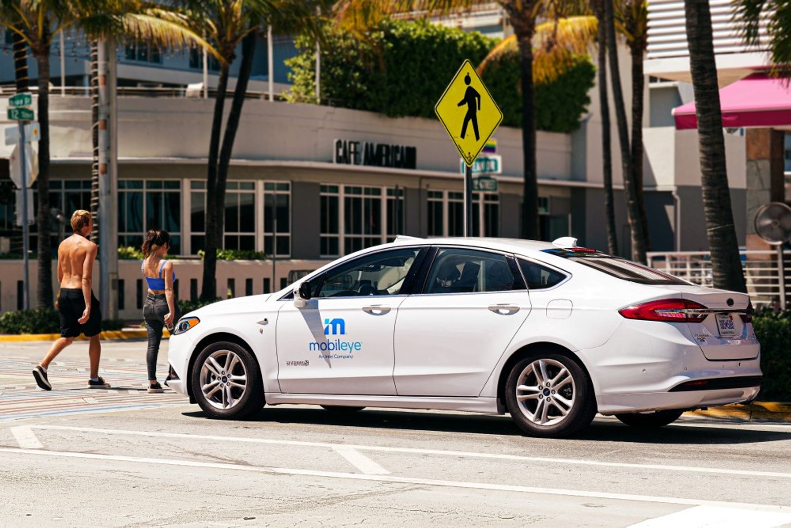 Mobileye autonomous vehicle testing in Miami, Florida