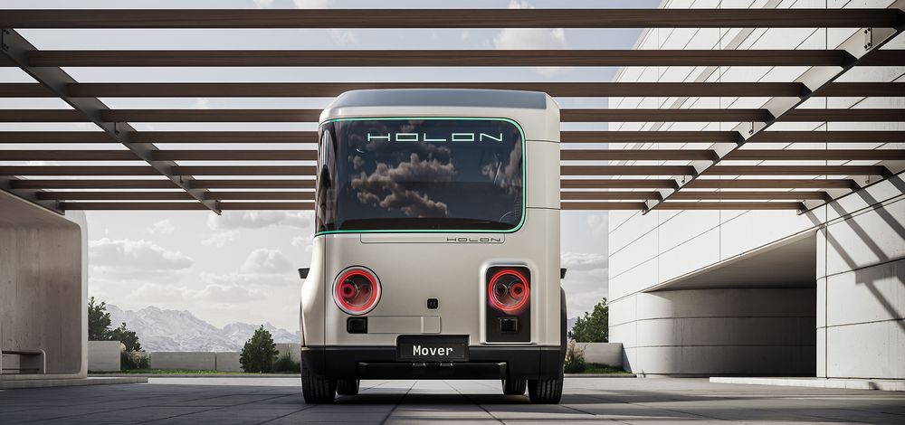 The HOLON mover brings together the expertise of Mobileye, BENTELER, Pininfarina, and Cognizant Mobility. (Credit: HOLON)