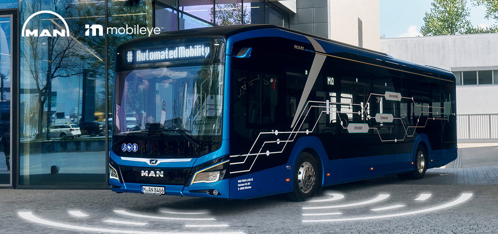MAN Truck & Bus and Mobileye collaborate on autonomy in public transit