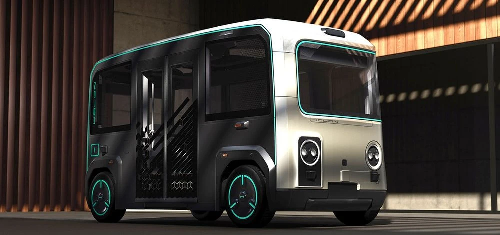 The HOLON mover incorporates Mobileye Drive, our turnkey self-driving system, to deliver fully autonomous urban transportation. (Credit: HOLON)