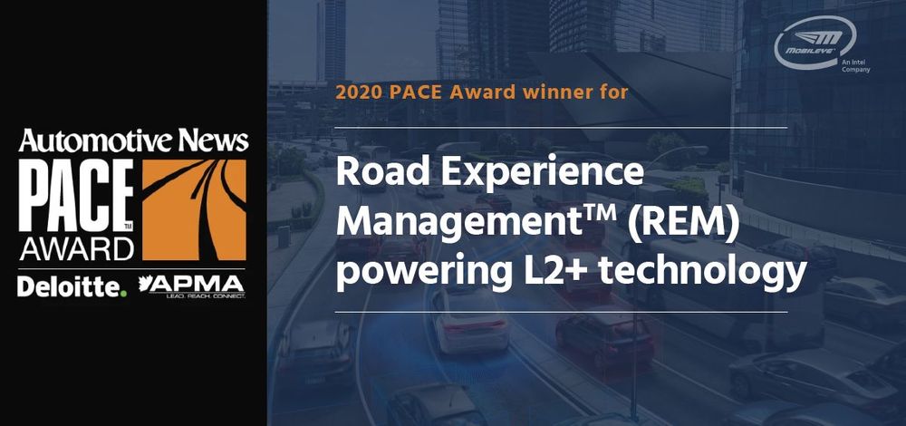 Mobileye REM 2020 PACE Award